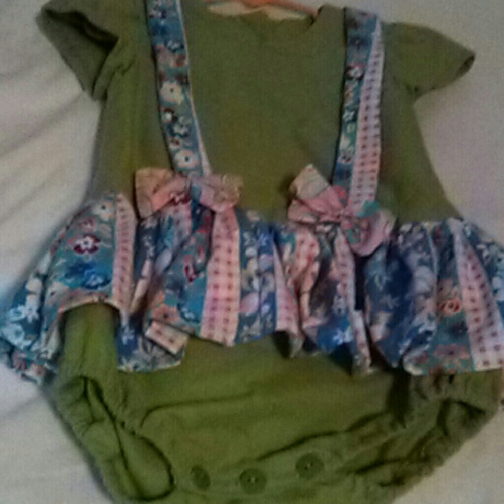 Baby Romper with Matching Shoes